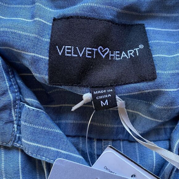 NWT Nordstrom’s Velvet Heart Button Up Collared Dress. Pockets. Size Medium. - Picture 9 of 16